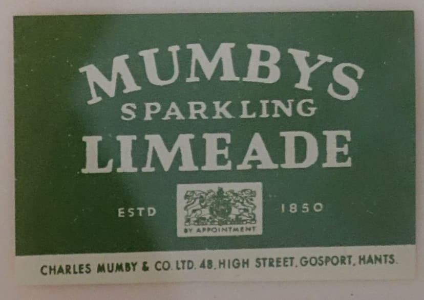 Mumby's Sparkling Limeade label